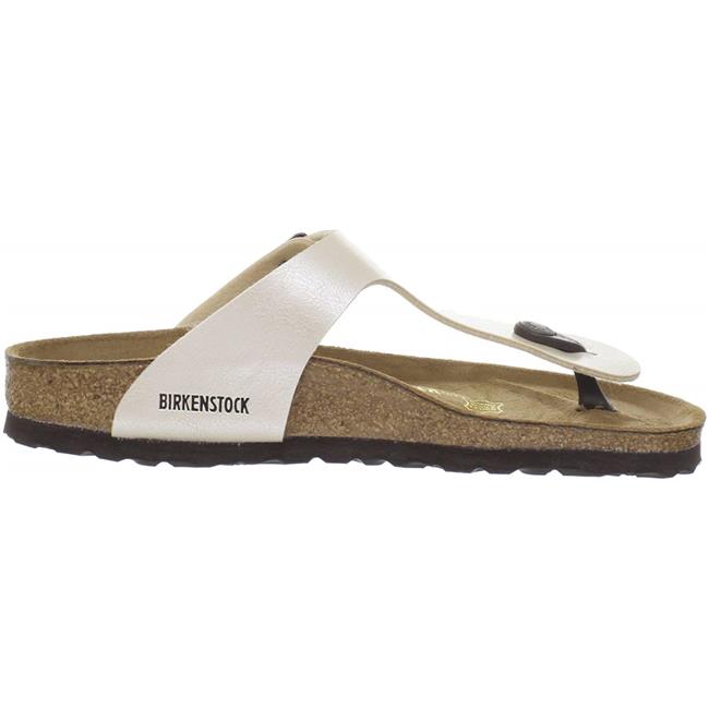 birkenstock gizeh graceful pearl white
