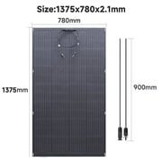 ALLPOWERS R3500 LiFePO4 Solar Generator Kit, include 3 Pack 200W Monocrystalline Flexible Solar Panel with 3200W 3168Wh Portable Power Station, [Shipping Separately]