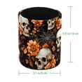 thumbnail image 4 of ERJLKXP Halloween Sugar Skull Small Pen & Pencils Holder for Desk Organizer,Desktop Stationery Storage for Office Supplies, Pencils and Makeup Brush Holder, 4 of 6