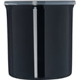 thumbnail image 4 of Carlisle FoodService Products Classic Round Storage Container Crock with Lid for Kitchen, Restaurants, Home, Plastic, 1.2 Quarts, Black, (Pack of 12), 4 of 4