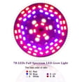 thumbnail image 3 of Bombilla de cultivo E27 de 50 W y 78 LED para plantas con 7 longitudes de onda, CA 85-265 V, para plantas de interior, invernadero y jardín, flores y verduras., 3 of 5