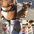 thumbnail image 2 of Collar de perro de cuero YONGSHENG Negro 2 de ancho ajuste con tachuelas y pinchos tamaño L, 2 of 3