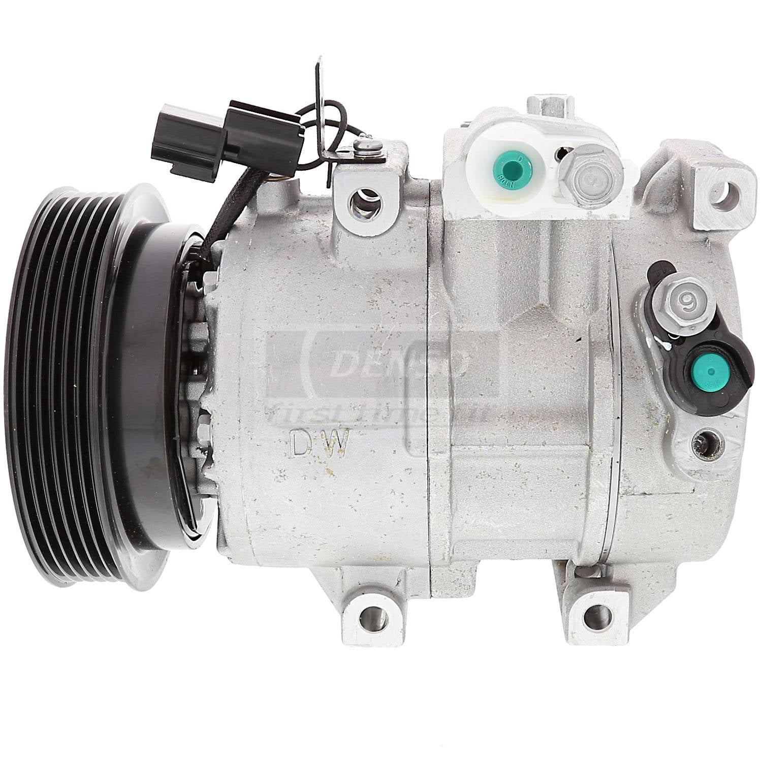 Denso 471-6063 New AC Compressor with Clutch 1 Pack 