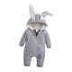 thumbnail image 1 of Algodón Oreja Grande Conejito Con Cremallera Mono Escalada Gris (0-3 Meses) Sunnimix Unisex mono mono, 1 of 8