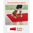 thumbnail image 3 of VEVOR Gym Flooring Set 8 PCS Interlocking PP Puzzle Rubber Tiles Red, 3 of 9