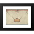 thumbnail image 2 of Jules-Edmond-Charles Lachaise 18x14 Black Modern Framed Museum Art Print Titled - Design for Decorated ‘Sultan’ Plaque for Stable Wall, Hotel Candamo (ca. 1873), 2 of 5