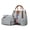 Gray, variant on 4pcs Set Women Elegant PU Leather Handbag Hoo Satchel Purse Tote Shoulder Bags, Black