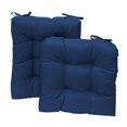 thumbnail image 2 of Eurhowing Outdoor Rocking Chair Cushion 2 Pcs, Fade & Water Resistant Patio Seat Cushions for Adirondack Chair, Non-Slip Deep Seat Chair Pads for Garden, Porch, Navy Blue, 2 of 9
