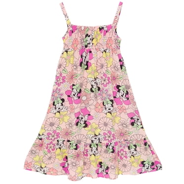 Disney Minnie Mouse Floral Smocked Maxi Dress Little Kid to Big