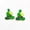 Green 1, variant on St. Patrick's Day Earrings Carnival Personalized Versatile Green Acrylic Sparkling Powder Clover Lucky Grass Earrings