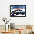 thumbnail image 2 of Nawypu Baby Boy Nursery Canvas Wall Art, Police Car, Transportation Car Artwork Print Wall Decor Framed, Vehicles Truck Nursery Room Paintings Wall Decorations for Baby Boy Room, Ready to Hang, 2 of 4