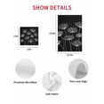 thumbnail image 7 of Spring Dandelion Kitchen Dish Towels for Drying Dishes Set of 3, Modern Country Flower Black White Waffle Weave Microfiber Hand Tea Bathroom Towels Quick Dry & Absorbent Towel 12x12, 7 of 7
