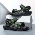 thumbnail image 6 of Wagiet64; Big Boys' Shoes Skid-Resistant Sport Sandals, Open Toe, Flat Heel, Green, 11-11.5 Years, 6 of 8