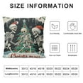thumbnail image 5 of YINGXI Christmas s, Skull , Christmas Pillows Decorative Pillows, Christmas , Outdoor Christmas s 20x20in, 5 of 5
