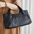 thumbnail image 3 of TrendOFT Womens Leather Tote Bags Fashion Soft Leather Casual Commute Large Capacity Single Shoulder Handbag Black One Size, 3 of 3