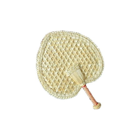 

WREA Hand Woven Fan Natural Bamboo Hand Fan Old-fashioned Household Plantain Fan