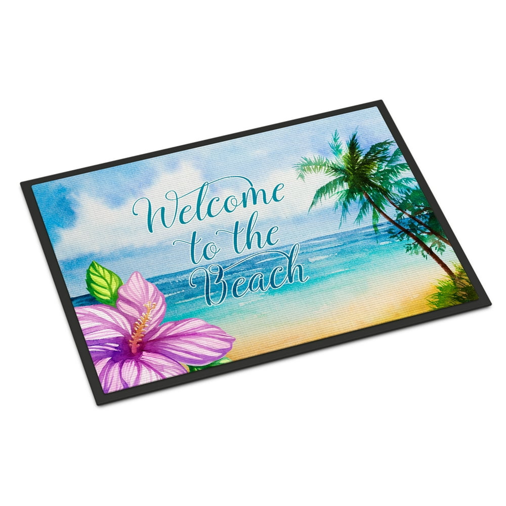 Beach Scene Door Mat