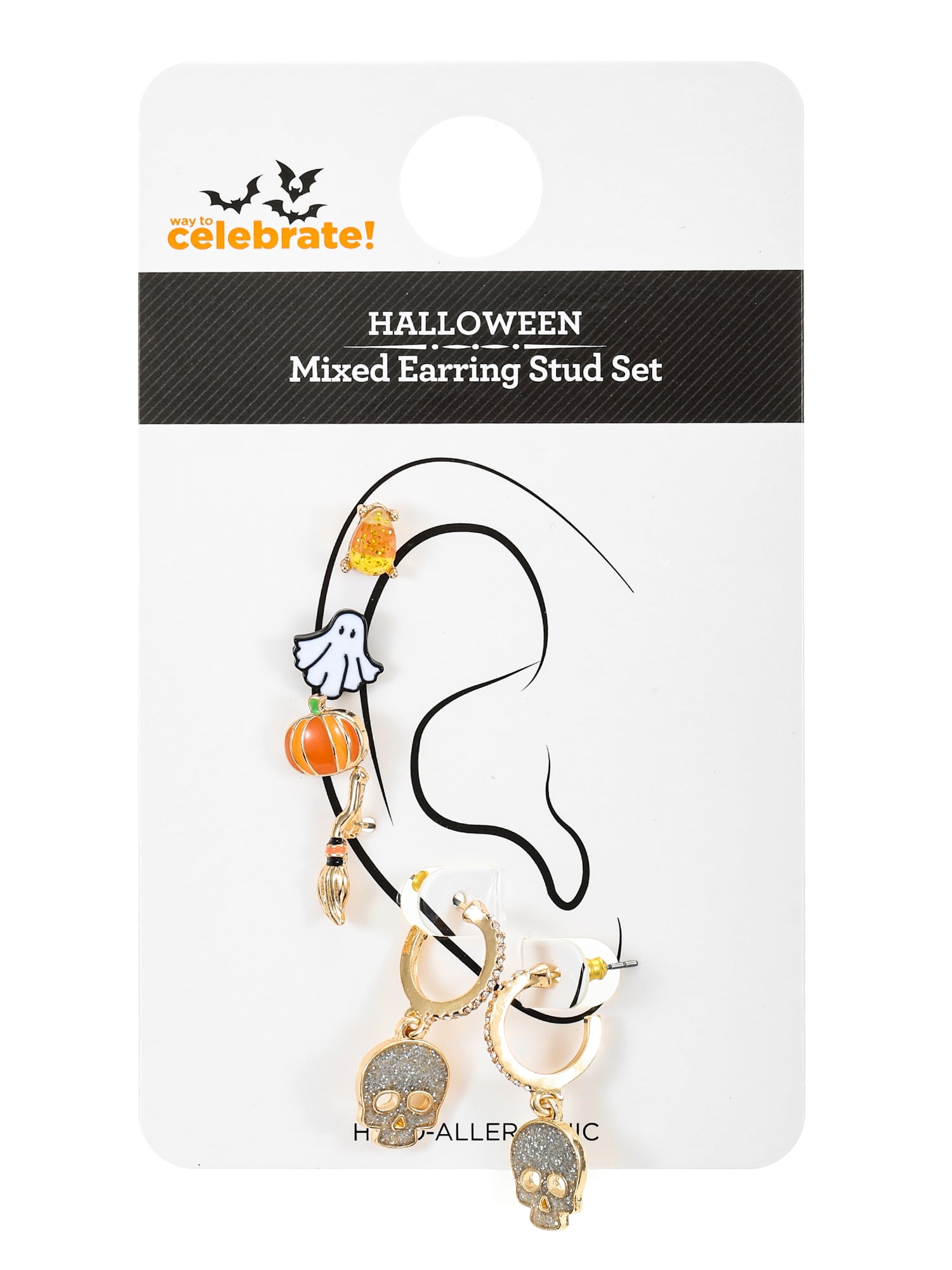 Way to Celebrate Halloween Motif Up-the-Ear Collection Way to Celebrate Halloween Motif Up-the-Ear Collection