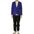 thumbnail image 2 of Unique Bargains Men's One Button Slim Fit Casual Sport Coat Blazer Jacket, 2 of 7
