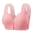 thumbnail image 2 of Aofany Bras for Women Wireless Bra For Senior Front Closure Breathable Bra Wirefree Bras For Older Women Plus Size Bra Seamless Bras, 36B/C-44B/C, 2 of 7