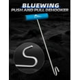 thumbnail image 5 of BLUEWING 24in Push And Pull Fishing Dehooker Stainless Steel Fish Hook Remover Tool Saltwater Dehooker Big Game Heavy Duty Dehooker Twist Resistance Design, Blue, 5 of 7