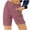 Wine, variant on Diufon Shorts for Women Cargo Shorts High Waisted Knee Length Summer Casual Shorts with Pockets Trendy Clothes