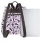 thumbnail image 3 of Fotbe Violets Flowers Mochila Bolso con Estampado para Mujer, Mochila Antirrobo de Nylon Impermeable, Bolsa Ligera de Hombro, 3 of 4