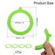 thumbnail image 2 of Uxcell 4 Pcs Sellos de Goma para Frascos de Vidrio 3.6 pulgadas OD Anillo de Sellado de Silicona para Almacenamiento de Conservas Verde, 2 of 6