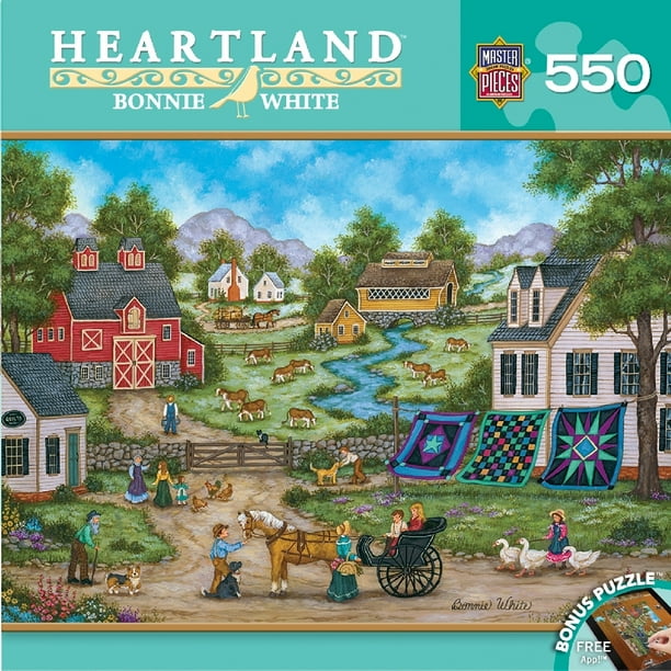 MasterPieces Heartland Roadside Gossip 550 Piece Jigsaw Puzzle by ...