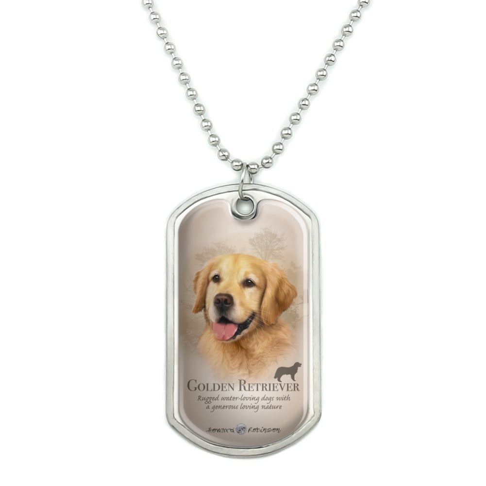 golden retriever necklace
