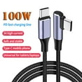 thumbnail image 3 of Necvior USB C Cable 100W USB C to USB C Cable Type C to Type C Fast Charging Nylon Braided USB C to USB C Cable for Phone, 3 of 13