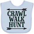 thumbnail image 3 of Inktastic Bow Hunting Crawl Walk Hunt Boys or Girls Baby Bib, 3 of 4
