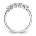 thumbnail image 2 of 14K White Gold Ring Band Wedding Diamond Lab Grown Round, Size 7, 2 of 7