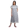 thumbnail image 1 of Moomaya Chemise de Nuit à Manches Courtes pour Femmes, en Coton Imprimé, 1 of 6