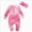 A54--Pink, variant on 0-3 Months Preemie Sleep & Play One-Piece Bodysuit Baby Boy Pullover Tie Dye Printed Color Long Sleeved Long Romper Yellow Infant Gift