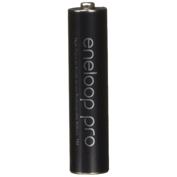 4 Panasonic Eneloop Pro AAA 950mAh Min 900mAh, High Capacity, Ni-MH Pre-Charged Rechargeable Batteries   Free Battery Holder