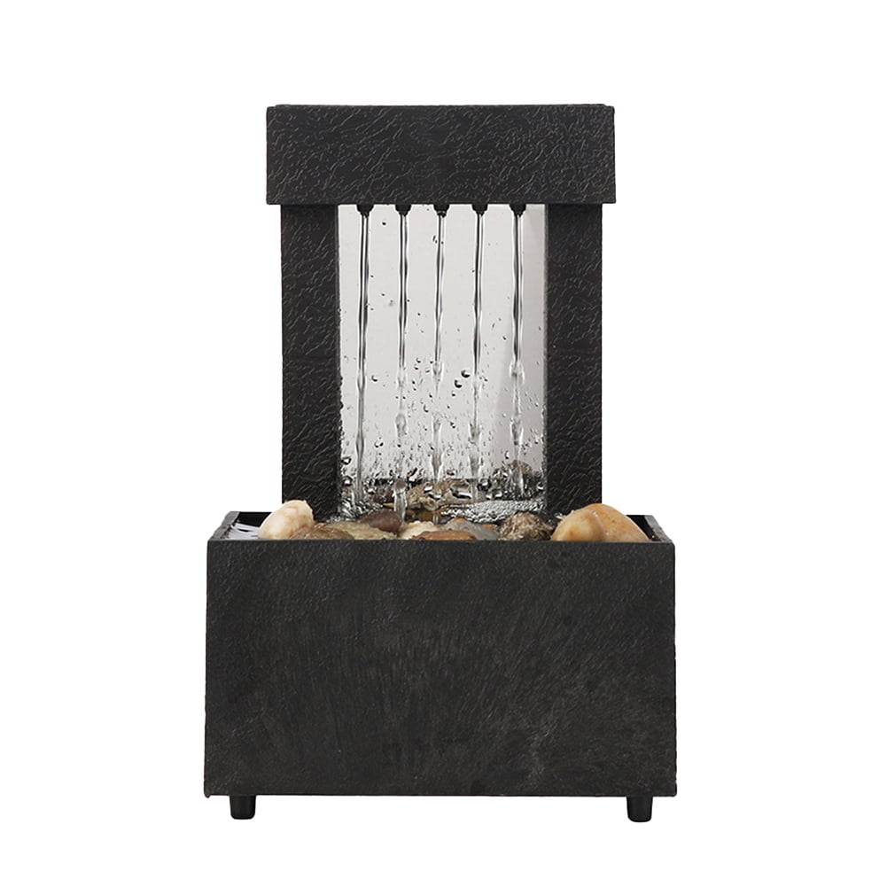 Fountain Water Artificial Mini Waterfall Battery Powered Indoor