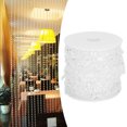 thumbnail image 4 of Hilo de cuentas octogonales de 10 mm hilos de cuentas de  transparente acrílico con diamantes de imitación por rollo para cortinas de hilo de cuentas de puerta bodas ANGGREK Otros, 4 of 8