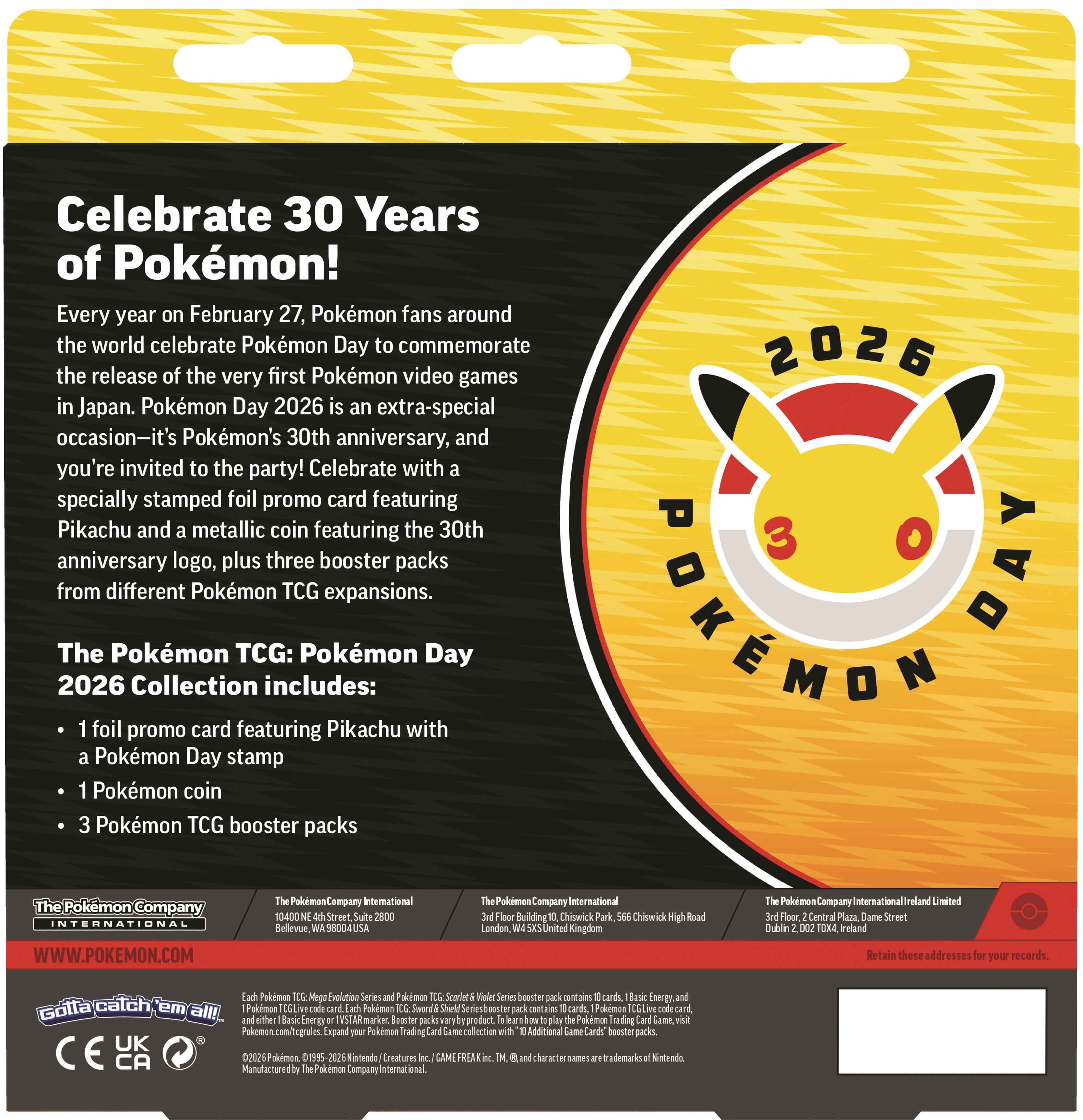 Pokémon TCG: Pokémon Day 2026 Collection - Walmart.ca