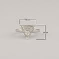 thumbnail image 2 of 0.50 CTW Natural Slice Polki Diamond Trillion Shape Valentines Day Gifts Ring 925 Sterling Silver, 2 of 5