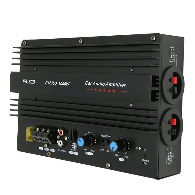 Car Power Board, Subwoofer Plate Strong Bass Professional PA 80D For Car Entertainment