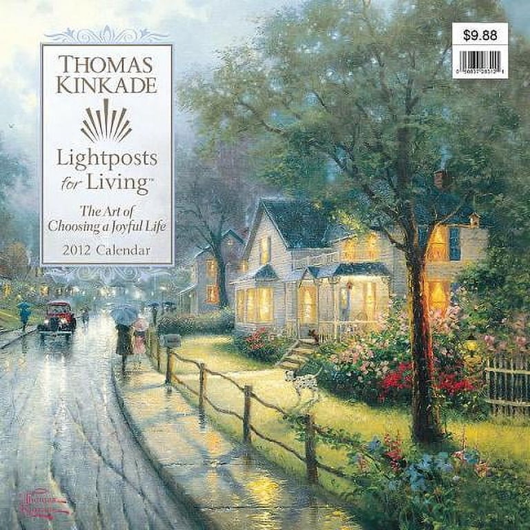 Thomas Kinkade Lightposts For Life 2011 Wall Calendar - Walmart.com