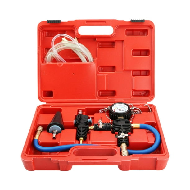 Car Vacuum Coolant Purging Tool Water Tank Vacuum Antifreeze Filler Set for  