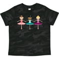 thumbnail image 3 of Inktastic Little Ballerina Trio Girls Toddler T-Shirt, 3 of 5