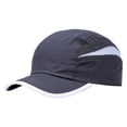 thumbnail image 2 of Unisex Baseball Cap, Color-blocking Adjustable Visor Hat for Men and Women, Breathable Quick-Dry Sport Caps for Running, Cycling, Hiking, Training and Daily Wear-Gray, 2 of 3