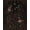 Black, Pattern 8, variant on ODIKA 8'x10' Washable Area Rug Dark Floral Moonlit Garden Design Intricate Celestial and Botanical Motifs for Dining Room, Large Office, Lounge, Non-Slip Chair-Friendly Mat