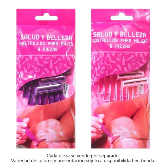 Rastrillos Prichos desechables multicolor