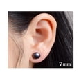 thumbnail image 5 of Aretes Perla Cultivada Negra Natural y Oro 14k GREG J.M. Clásico, 5 of 5