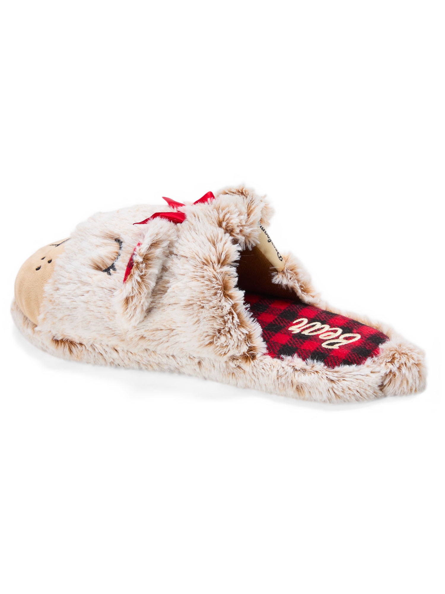 Dearfoams Cozy Comfort Matching Family Bear Slippers