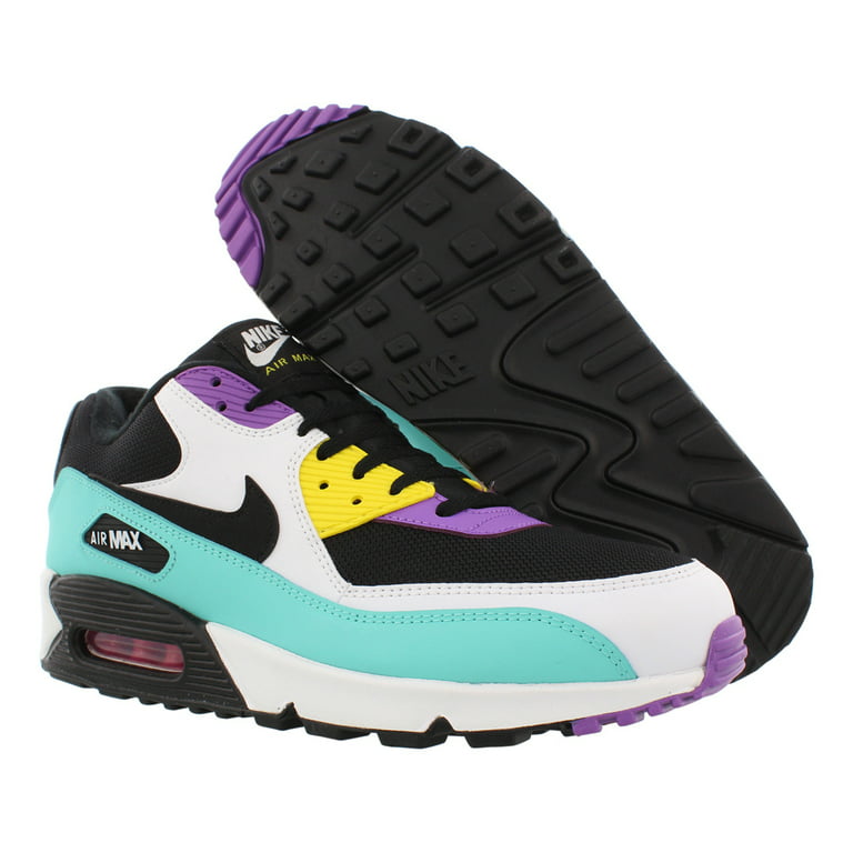 verdacht zo veel rand Nike Air Max 90 Essential Mens Shoes Size 8.5, Color: Black/White/Bright  Violet - Walmart.com